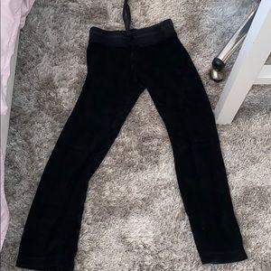 Black Hardtail Sweatpants